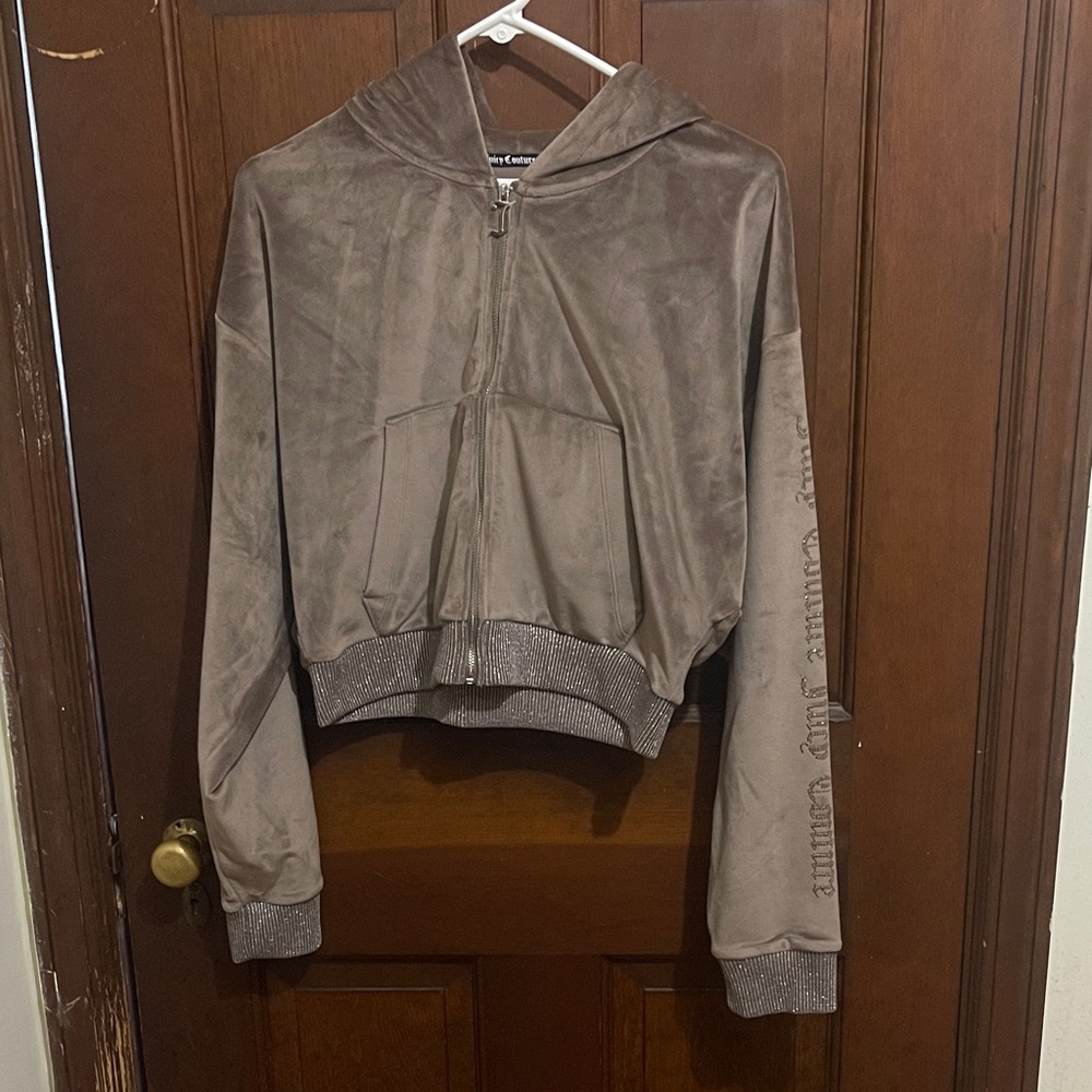 Juicy Couture Tan Zip-Up Jacket